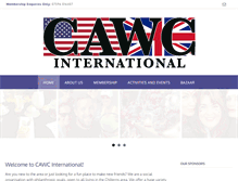 Tablet Screenshot of cawc.co.uk